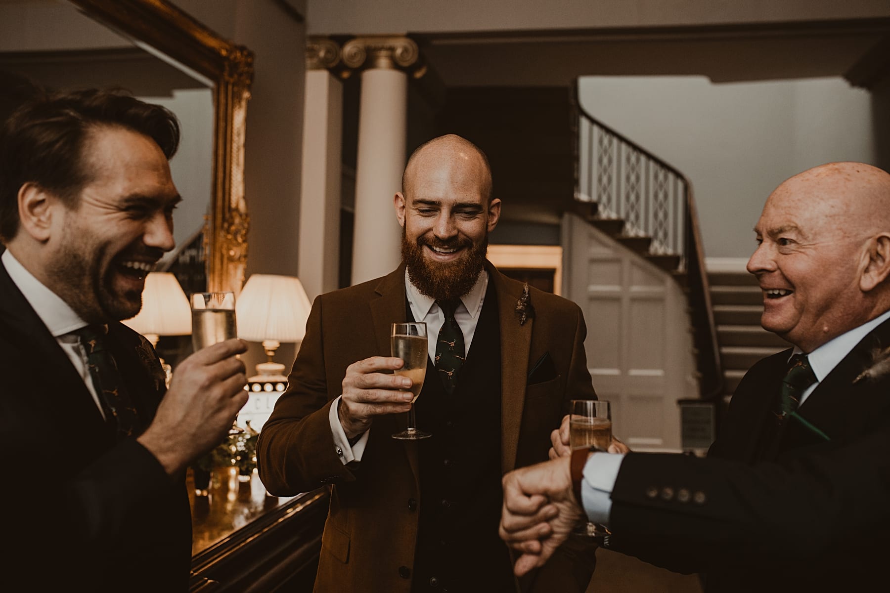 Guests enjoying a drink